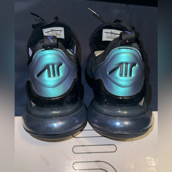 Nike Air Max 270 Throwback Future Men’s Size 13 Black/Laser Fuchsia Like New - Picture 11 of 14